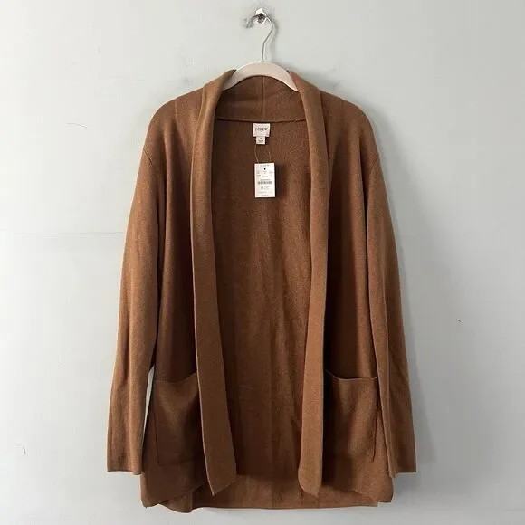 J. Crew Women's Cardigan in Camel Brown - Picture 4 of 8